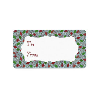 クリスマス凧、ギフトのラベル ラベル