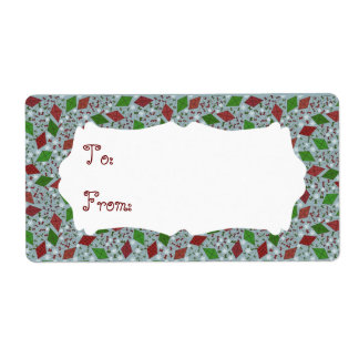 クリスマス凧、ギフトのラベル ラベル