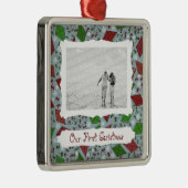 クリスマス凧、優れた写真のオーナメント メタルオーナメント (右)