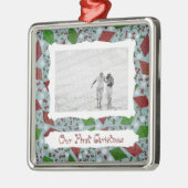 クリスマス凧、優れた写真のオーナメント メタルオーナメント (左)