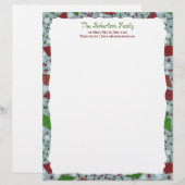 クリスマス凧、名前入りなレターヘッド レターヘッド (正面/裏面)