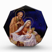 クリスマス出生のシーン写真ブロック フォトブロック (正面)