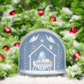 クリスマス出生アートスノーグローブ (クリスマス)