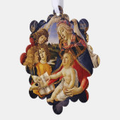 クリスマス出生アート オーナメントカード (左)