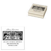 クリスマス出生イエスメリージョセフエンジェル ラバースタンプ (押印)