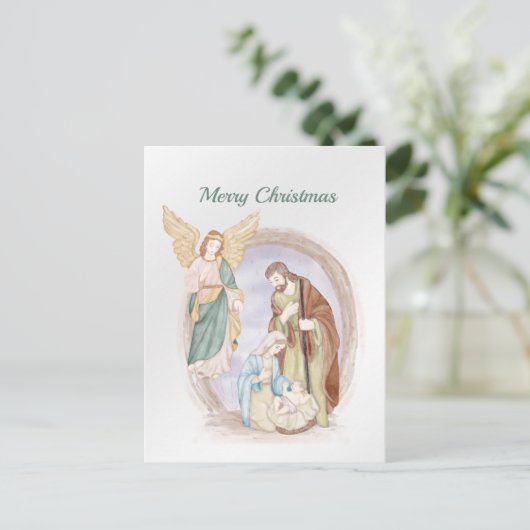クリスマス出生エンジェルウォーター色 シーズンポストカード (スタンド正面)