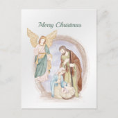 クリスマス出生エンジェルウォーター色 シーズンポストカード (正面)