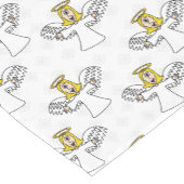 クリスマス出生エンジェルパターン ショートテーブルランナー (コーナー)