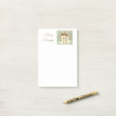 クリスマス出生エンジェル宗教的大型 ポストイット (デスク上)