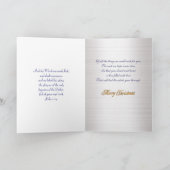 クリスマス出生ザマドンナ宗教的カード シーズンカード (内部)