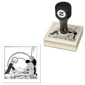 クリスマス出生シーンイエスヴァージンメアリージョセフ ラバースタンプ (押印)