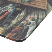 クリスマス出生シーンカットボード カッティングボード (角)