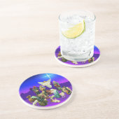 クリスマス出生シーンコースター コースター (側面)