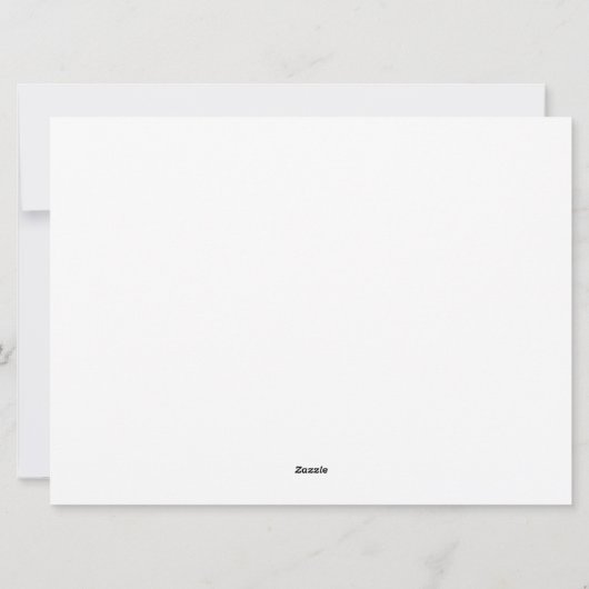 クリスマス出生シーンホリデーカード シーズンカード (裏面)