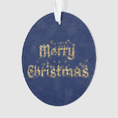 クリスマス出生シーン宗教 オーナメント (正面)