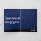 クリスマス出生シーン宗教 カード (内部)