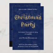 クリスマス出生シーン宗教 招待状 (正面/裏面)