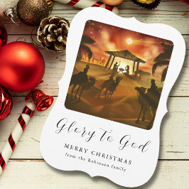 クリスマス出生シーン栄光へ神