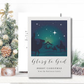 クリスマス出生シーン栄光へ神 シーズンカード