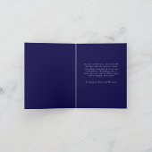 クリスマス出生シーン神クリスチャンへの栄光 シーズンカード (内部)