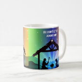 クリスマス出生シーン コーヒーマグカップ (正面右)