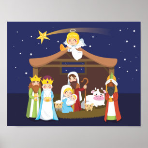 クリスマス出生シーン ポスター