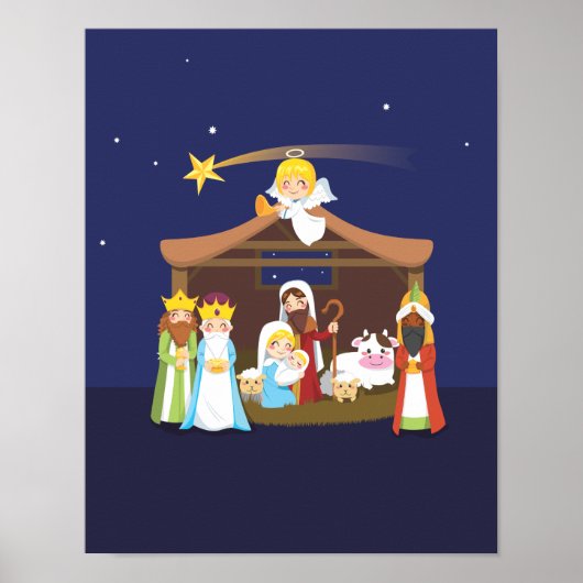 クリスマス出生シーン ポスター (正面)