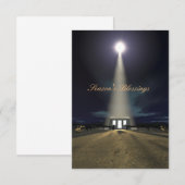 クリスマス出生シーン 招待状 (正面/裏面)