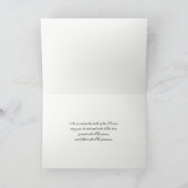 クリスマス出生セントアンドリューノヴェナ祈りの言葉 シーズンカード (内部)