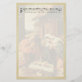 クリスマス出生チャント文房具 便箋 (正面)