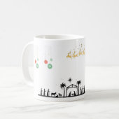 クリスマス出生テーママグ コーヒーマグカップ (正面左)