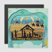 クリスマス出生ベビーイエスインマンガーシーン (正面/裏面)