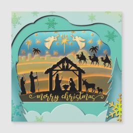 クリスマス出生ベビーイエスインマンガーシーン