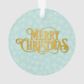 クリスマス出生ベビーイエスインマンガーシーン オーナメント (裏面)