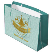 クリスマス出生ベビーイエスインマンガーシーン ラージペーパーバッグ (裏面アングル)