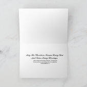 クリスマス出生ベビーイエス シーズンカード (内部)