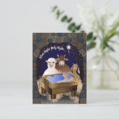 クリスマス出生ベビーイエス シーズンポストカード (スタンド正面)