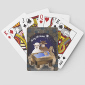 クリスマス出生ベビーイエス トランプ (裏面)