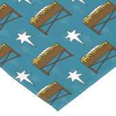 クリスマス出生ベビーイエズマンガーパターン ショートテーブルランナー (コーナー)