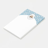 クリスマス出生ペンブロークウェルシュコーギー(赤1)おもしろい ポストイット (アングル)