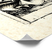 クリスマス出生マドンナ&チャイルドヴァージンメアリー ポスター (角)