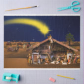 クリスマス出生マネジャー2デクページティッシュペーパー 薄葉紙 (クラフト)