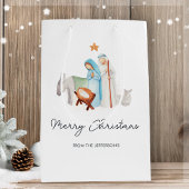 クリスマス出生マンガー抱き枕 ミディアムペーパーバッグ