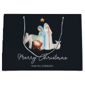 クリスマス出生マンガー抱き枕 ラージペーパーバッグ (正面)