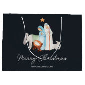 クリスマス出生マンガー抱き枕 ラージペーパーバッグ (裏面)