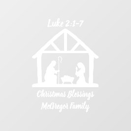 クリスマス出生マンガー聖なる書物、 経典ファミリー名 ウィンドウサイン