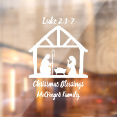 クリスマス出生マンガー聖なる書物、 経典ファミリー名 ウィンドウサイン (シート2)