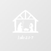 クリスマス出生マンガー聖なる書物、 経典 ウィンドウサイン (シート)