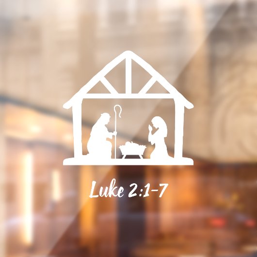 クリスマス出生マンガー聖なる書物、 経典 ウィンドウサイン (シート2)