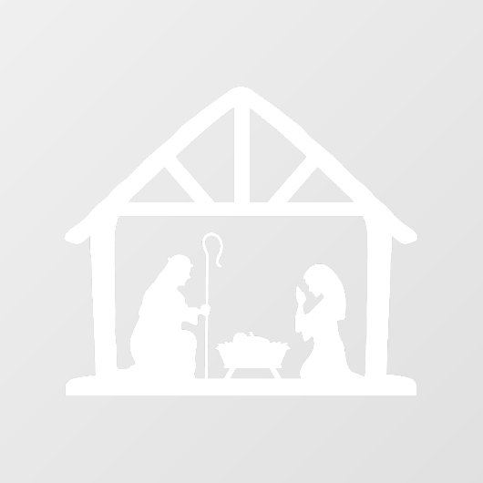 クリスマス出生マンガー ウィンドウサイン (シート)